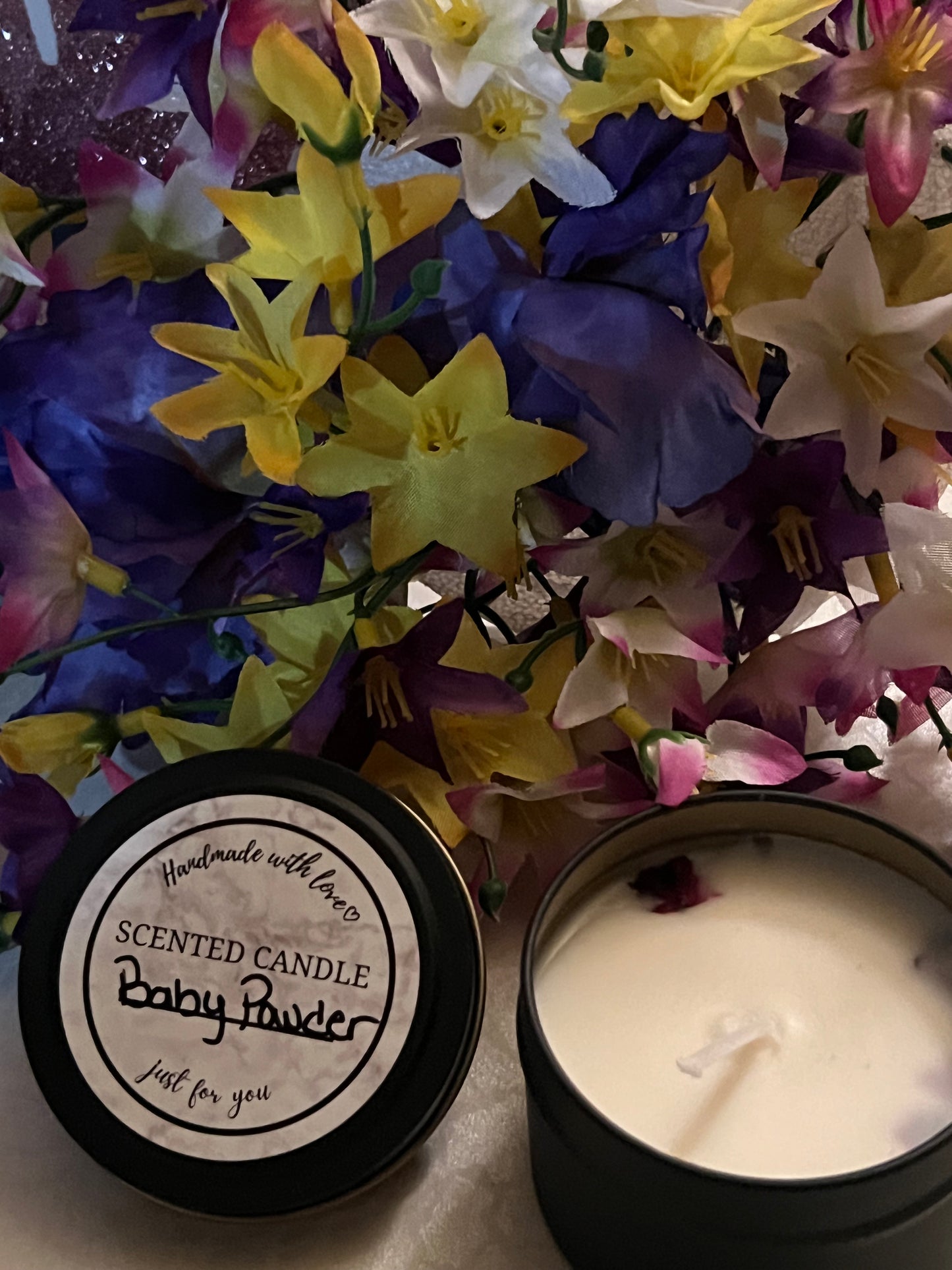 Baby Powder scented Candles